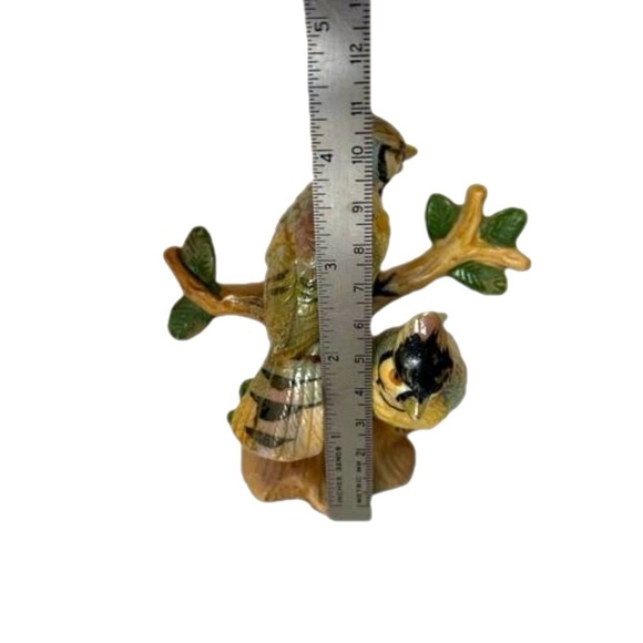 Blue Jays Giftcraft Fine Porcelain Blue Jays Figurine Vintage - Picture 5 of 6